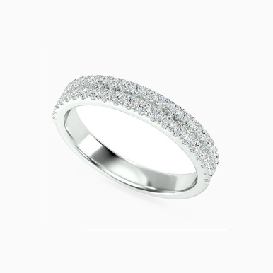 Circle Diamond Eternity Ring in 18K Gold - KR105642 Circle Diamond Eternity Ring in 18K Gold - KR105642