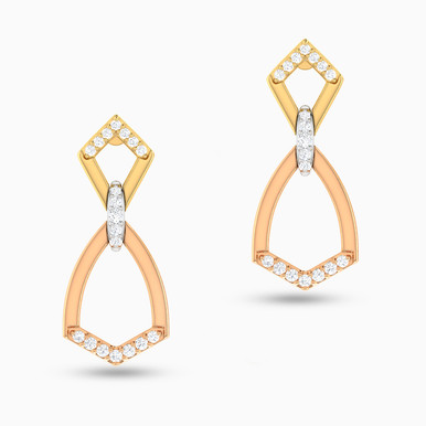 Bell Diamond Drop Earrings in 18K Gold - ER116301D18DI1 Bell Diamond Drop Earrings in 18K Gold - ER116301D18DI1