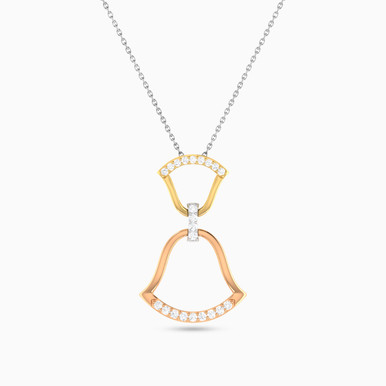 Bell Diamond Necklace in 18K Gold - PN115235D18DI1 Bell Diamond Necklace in 18K Gold - PN115235D18DI1