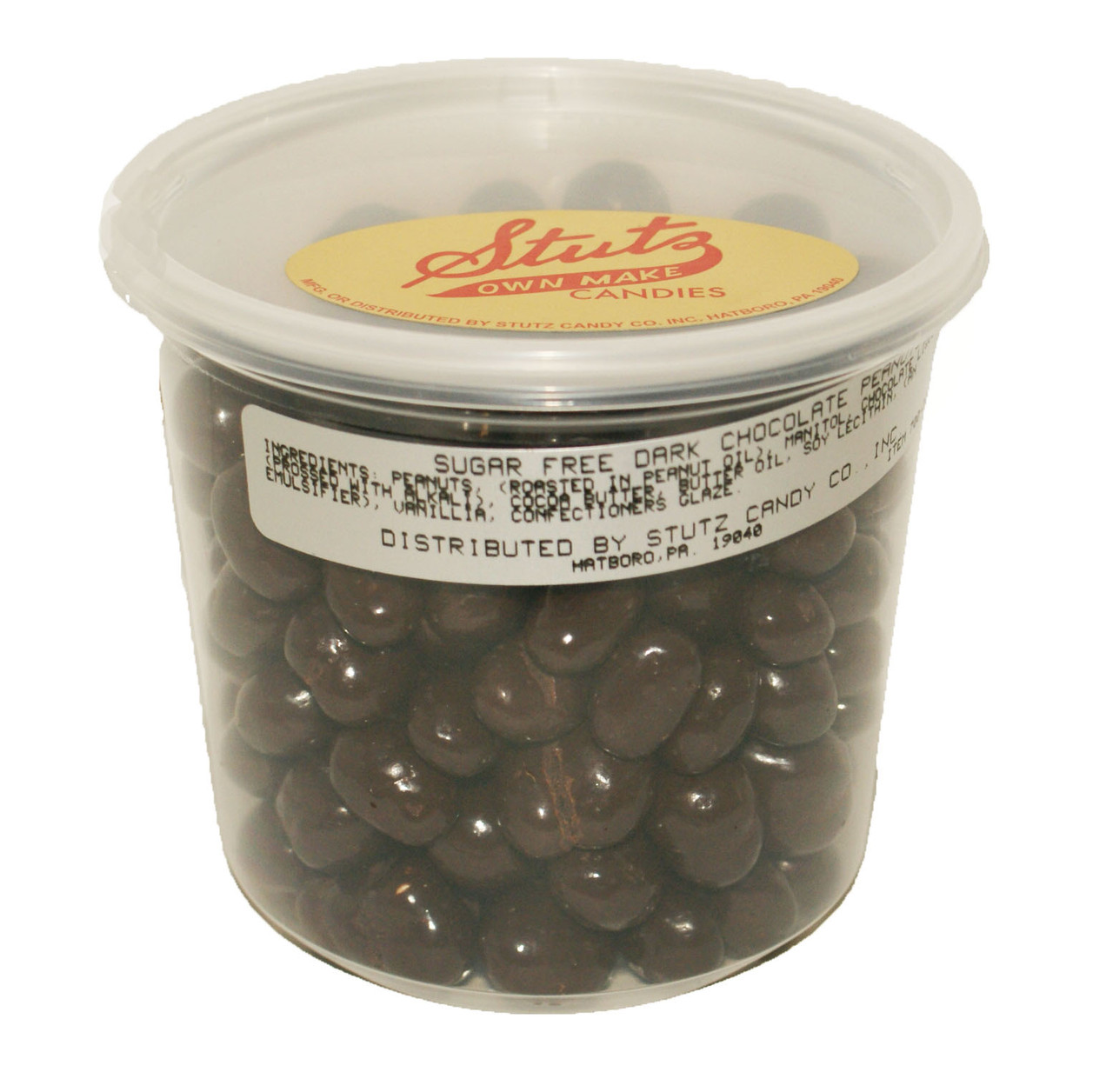 No Sugar Added Chocolate Covered Peanuts Stutz Candy Company, Inc.