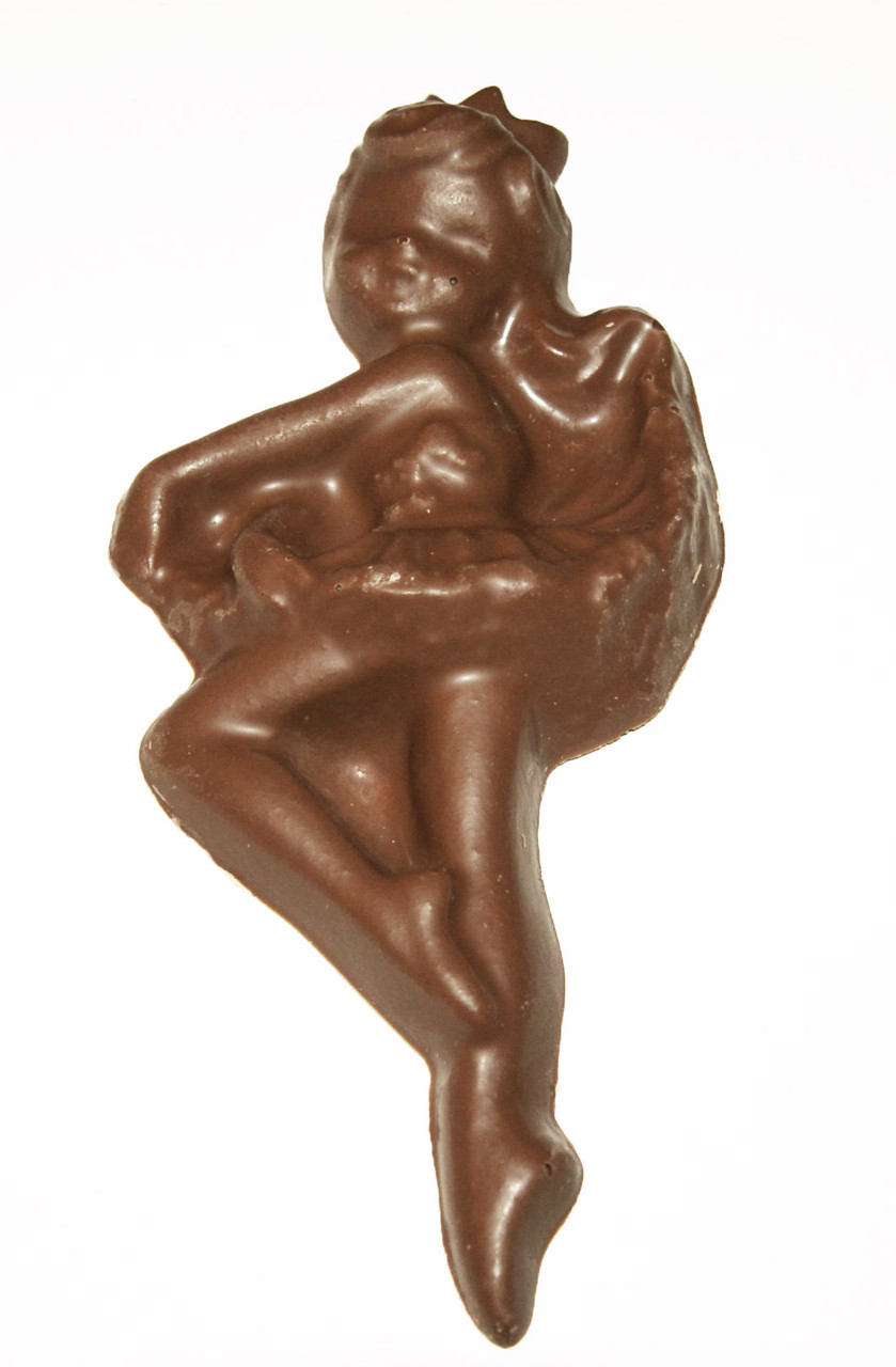 landdistrikterne belønning uærlig 3@2.5oz Solid Chocolate Ballerina/Dancer - Stutz Candy Company, Inc.
