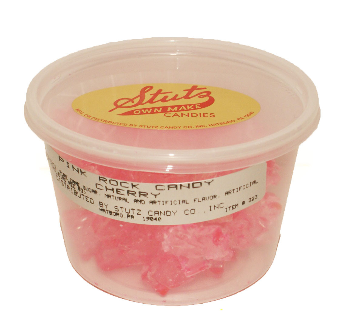 Cherry Rock Candy Stutz Candy Company