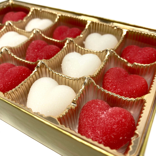 Crystal Cream Hearts