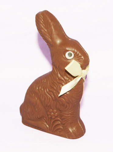 2-2oz Milk Chocolate Hollow Sitting Rabbit with Bow