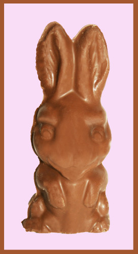 2-3oz Solid Chocolate Cute Rabbit