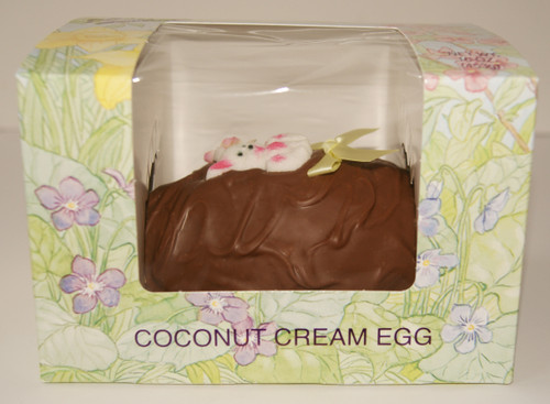 Decorated Milk Chocolate Coconut Cream Egg