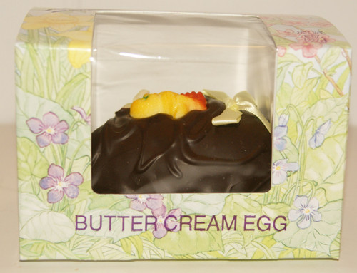 Decorated Dark Chocolate Buttercream Egg