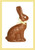 5oz Hollow Chocolate Sitting Rabbit with Bow