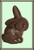 2-2.5oz Solid Chocolate Squatty Rabbit