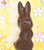 6.5oz Solid Chocolate Carrot Rabbit