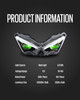 KT Full LED Headlight Assembly for Kawasaki Ninja 400 2018-2026 | Multi-Color Demon Eye & Low Beam Switch | E-MARK Approved