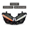 KT Full LED Headlight Assembly for Kawasaki Ninja 250 & ZX25R / ZX-25R 2020+ | Switch Controlled Multi-Color Demon Eye & Low Beam | E-MARK Approved