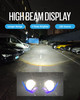 KT Full LED Headlight Assembly for Kawasaki Z900 / Z400 / Z650 / KLR650 EMARK Certification