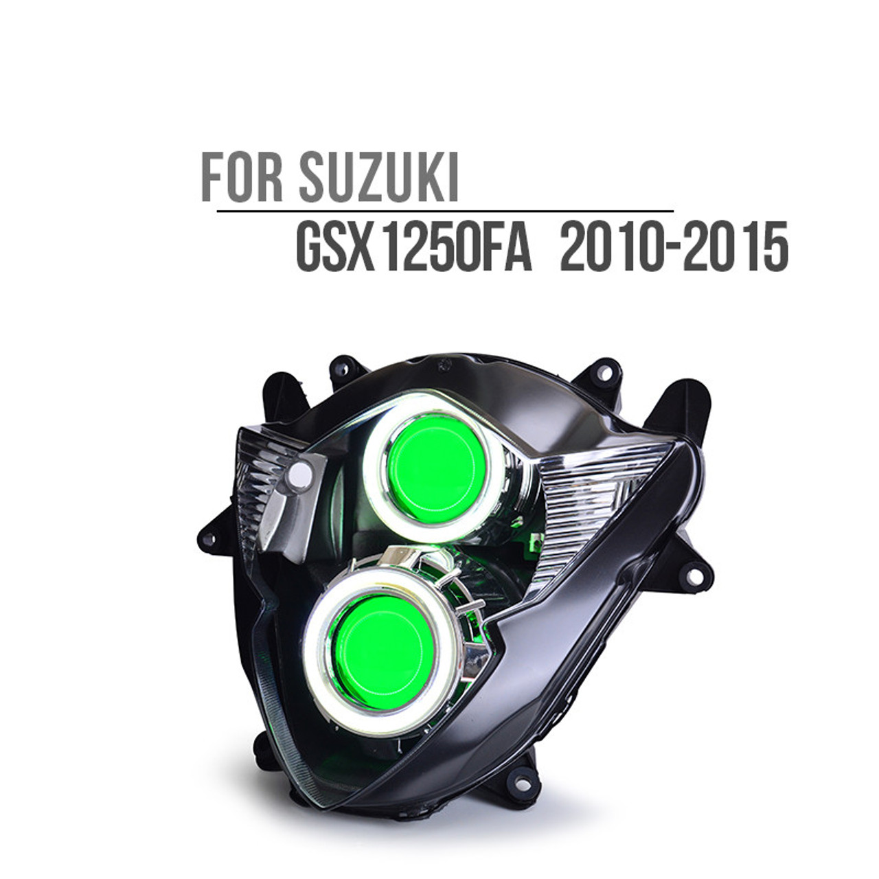 Fit for Suzuki GSX1250F 2010-2015 LED Angel Eye Headlight Assembly