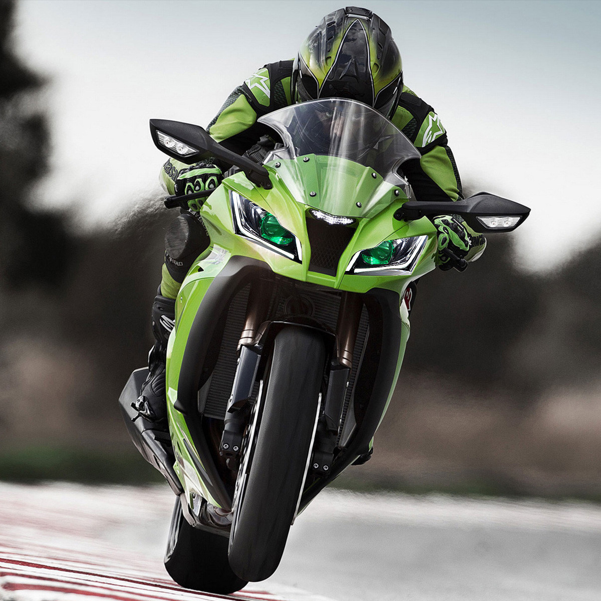 Kawasaki ZX10R Fairings (2011-2015) Gloss Black | Kings