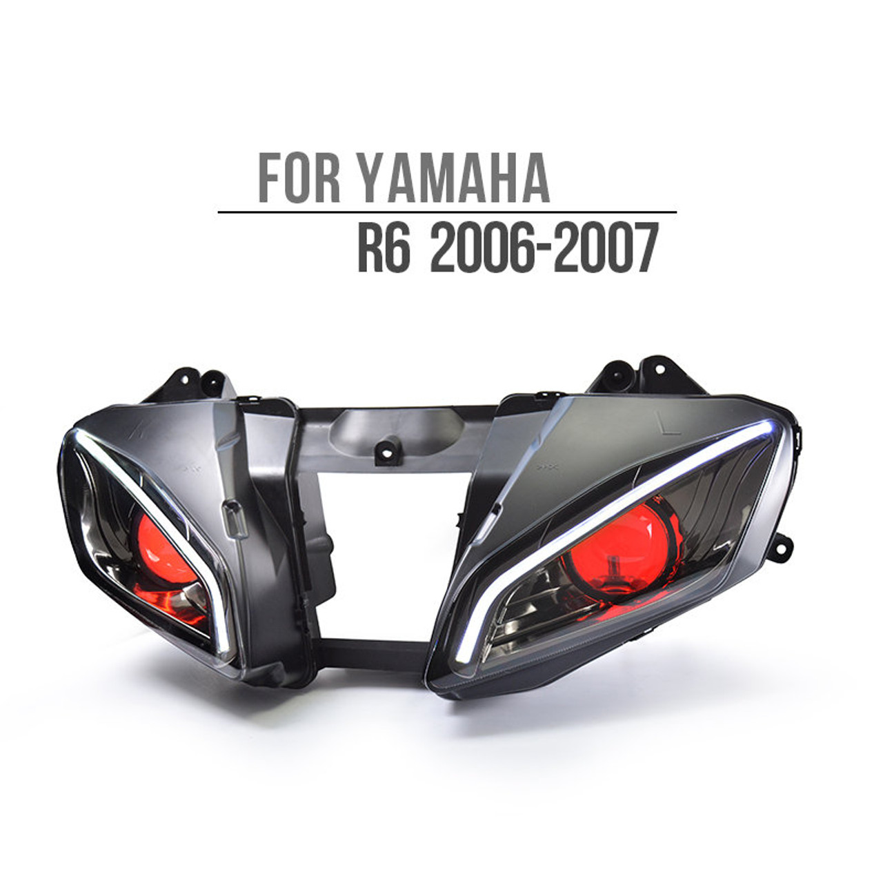 Fit for Yamaha R6 2006-2007 Full LED Headlight Assembly V3