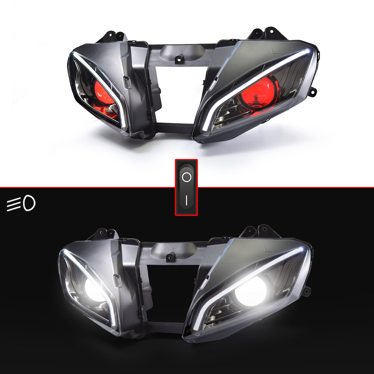 LED Headlight for Yamaha R6 2006 2007