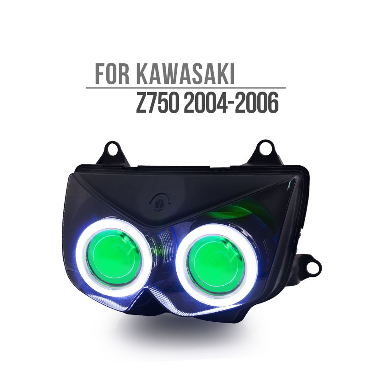 Fit for Kawasaki Z750 2004-2006 LED Angel Eye Headlight Assembly