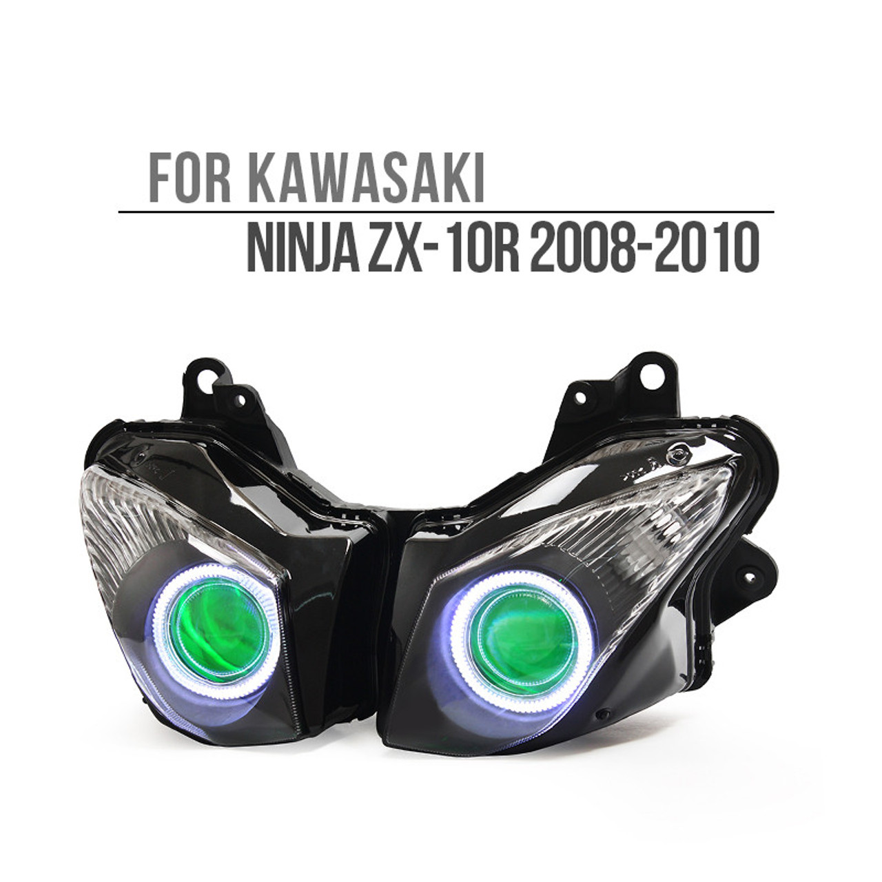 Se internettet kød Fantasi Kawasaki Ninja ZX10R LED Headlight 2008 2009 2010