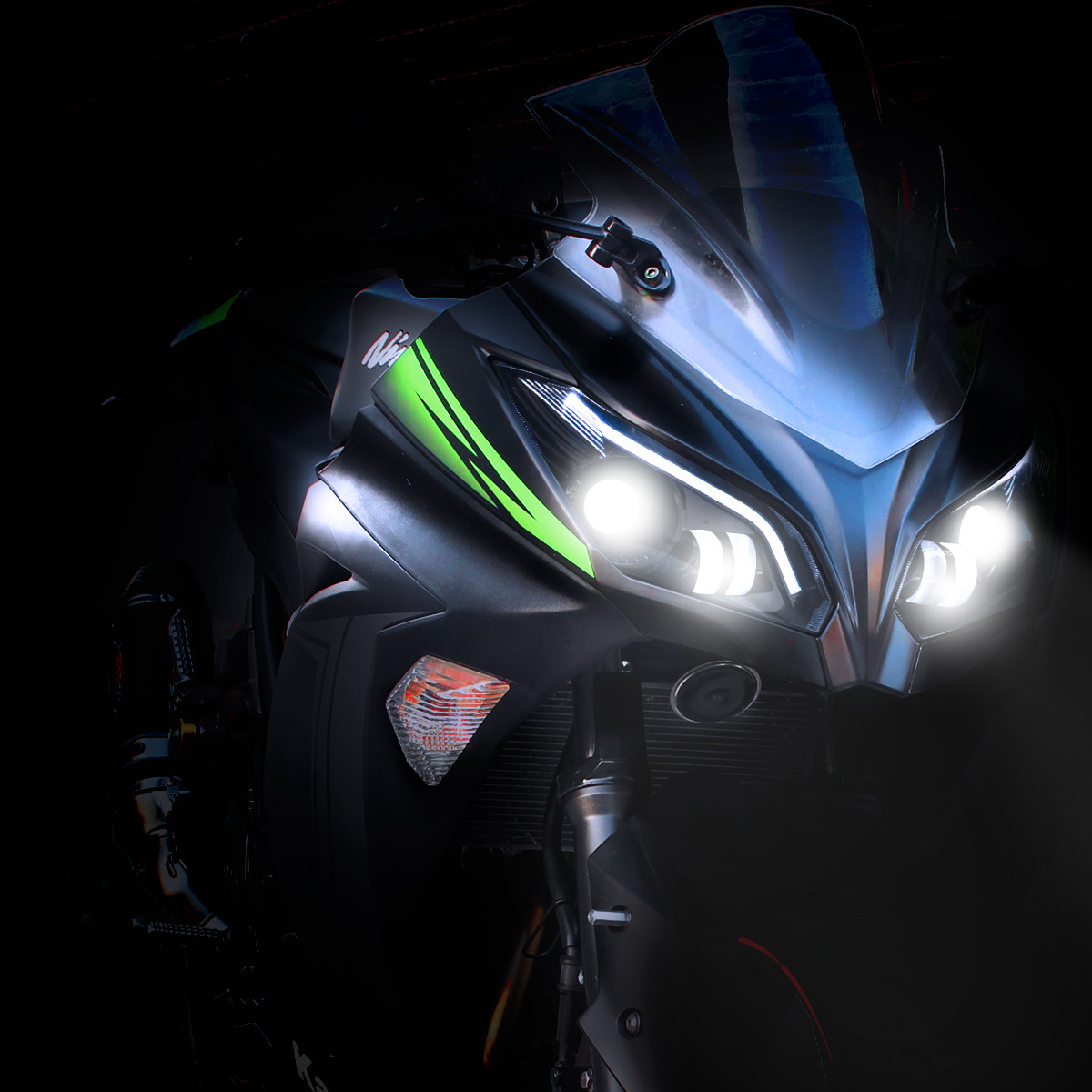 Kawasaki Ninja 250 LED Headlight 2013 2014 2015 2016 2017 2018