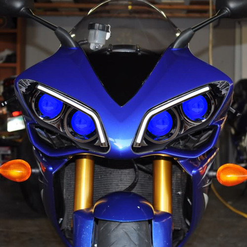 Yamaha YZF R1 LED & HID headlight 2007 2008