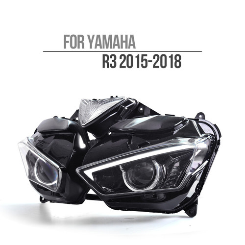 yamaha r3 custom headlights