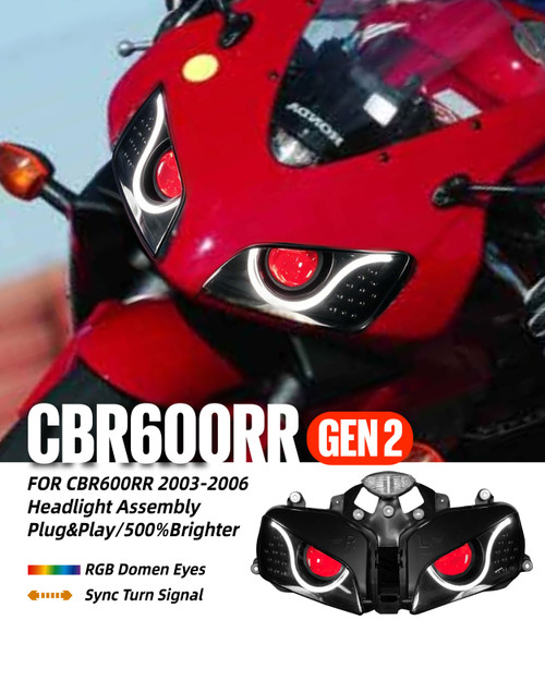 Custom Headlights - Honda Headlights - CBR600RR - KTmoto official