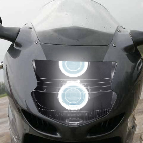 Fit for Honda CBR1100XX 1999-2007 LED Angel Eye Headlight Assembly