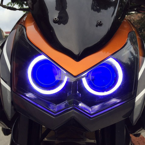 Fit for Kawasaki Z1000 2010-2013 LED Angel Eye Headlight Assembly