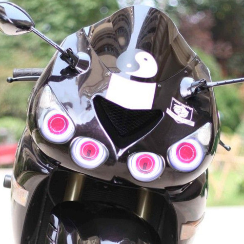 Fit for Kawasaki Ninja ZX14R /ZZR1400 2006-2011 LED Angel Eye Headlight  Assembly