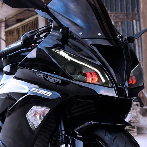 さがしょ、2013 Ninja250 ヘッドライトカウル Kawasaki Ninja 250 LED Headlight 2013 2014 2015 2016 2017 2018