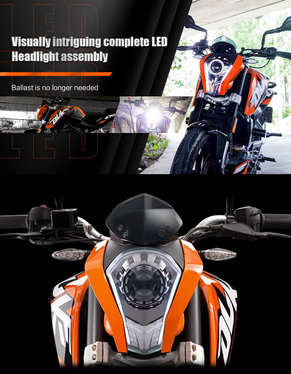 ktm duke 250 headlight price