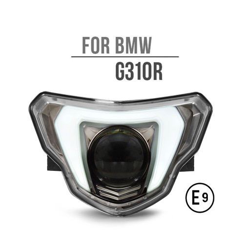  G310R エンブレムライト ワンオフ KT Full LED Headlight Assembly for BMW G310R 2017+