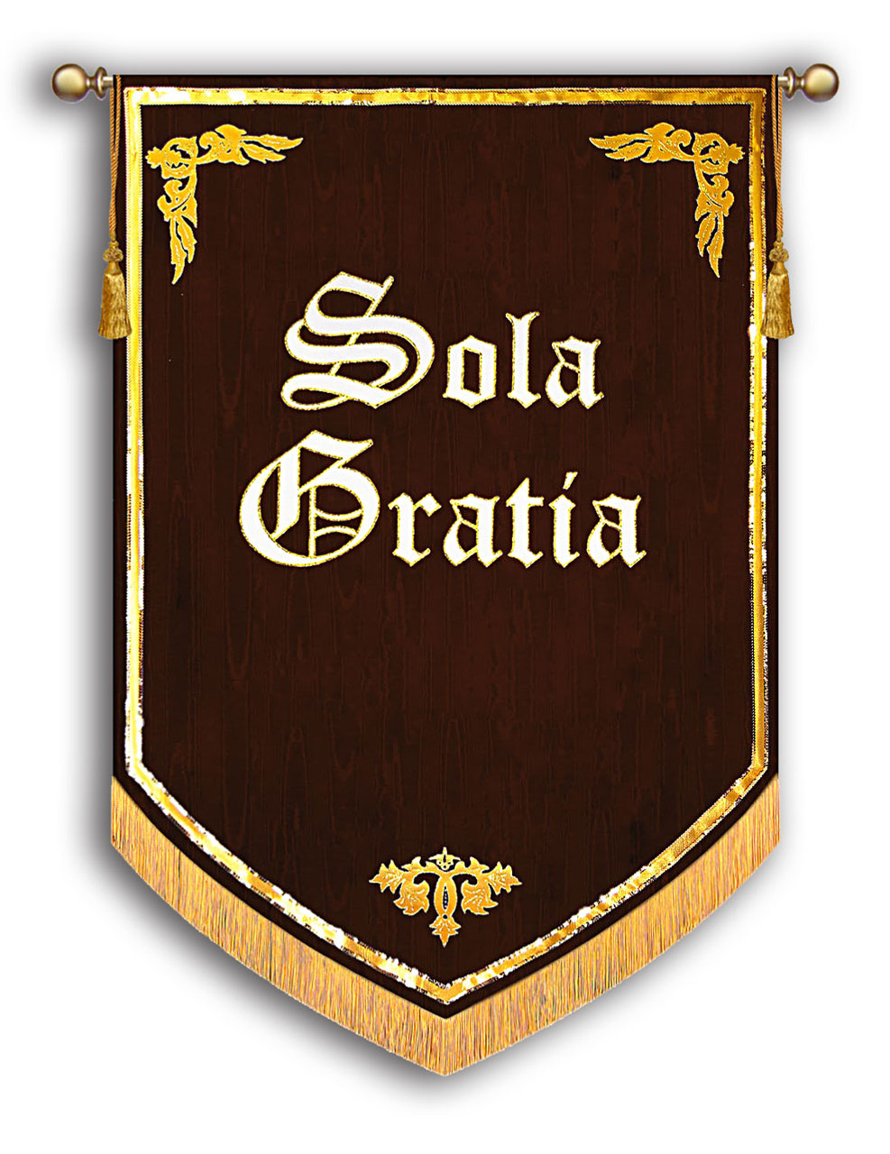 Soli Deo Gloria Banner Tee – Sola Gratia Co.