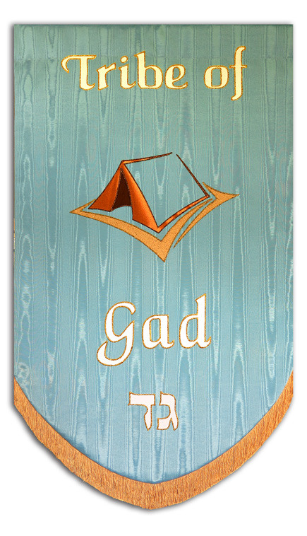 Twelve Tribes of Israel - Gad - Christian Banners for Praise and