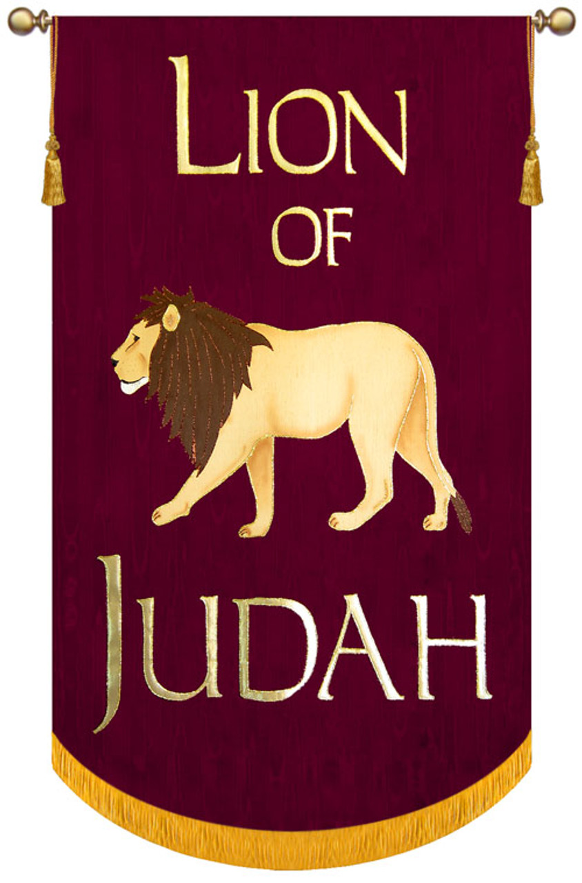 Lion of Judah Church Praise Banner