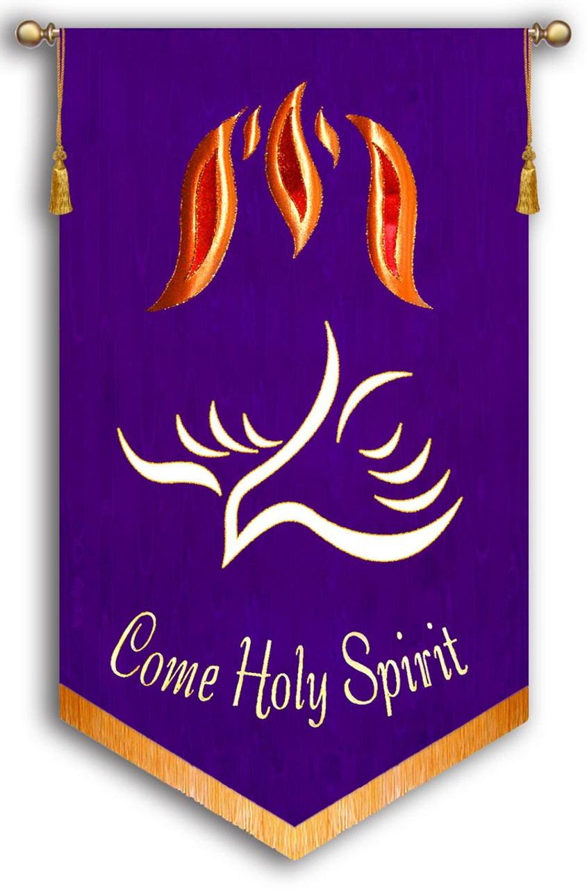 holy spirit flame dove