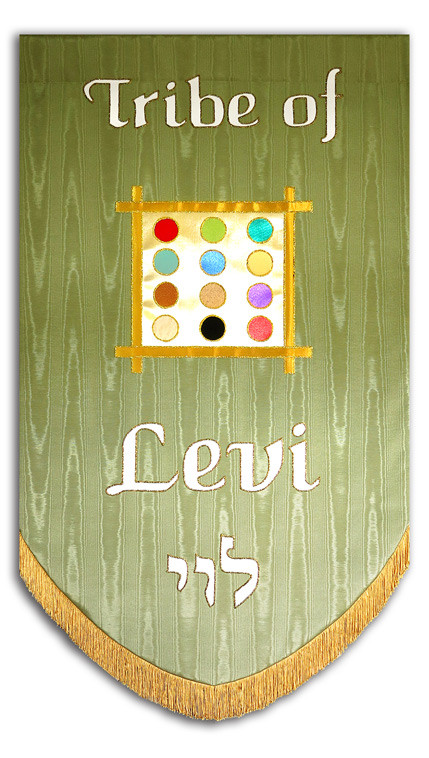 Tribes of Israel 12 Church Banner Set