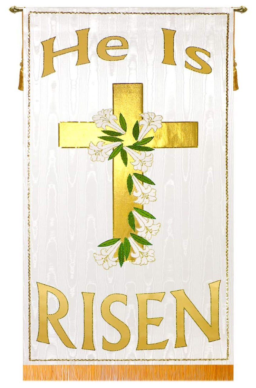 he is risen cross clipart