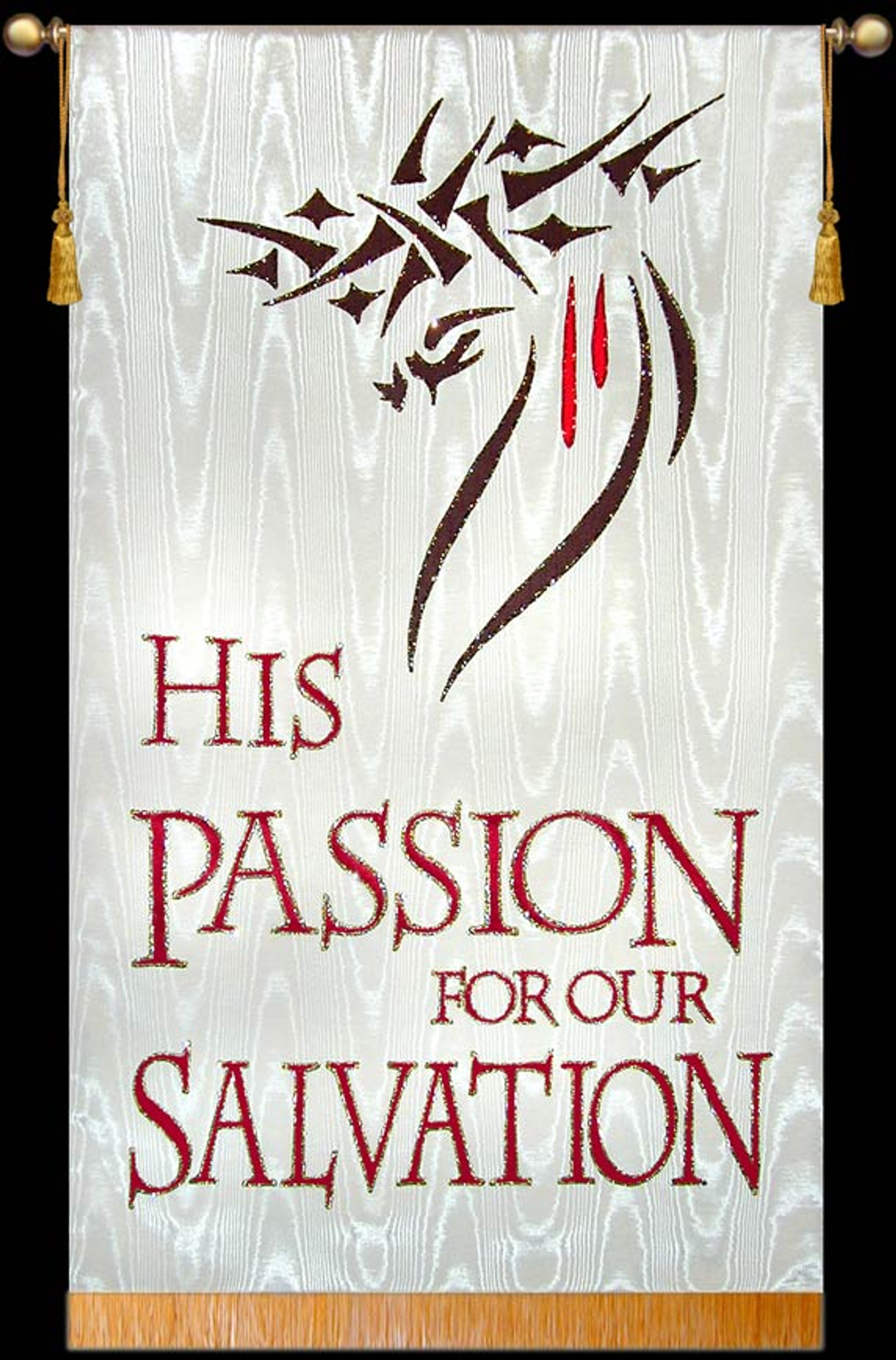 His Passion for our Salvation Christian Banners for Praise and Worship