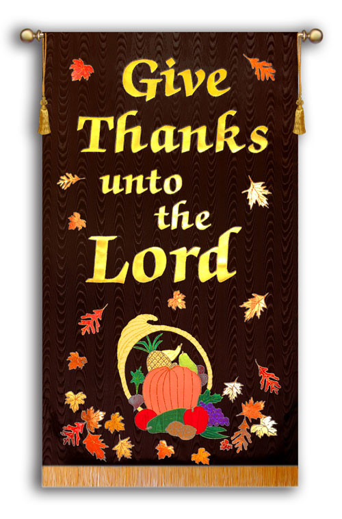 Church Thanksgiving Banners for Worship