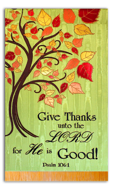 Church Thanksgiving Banners for Worship