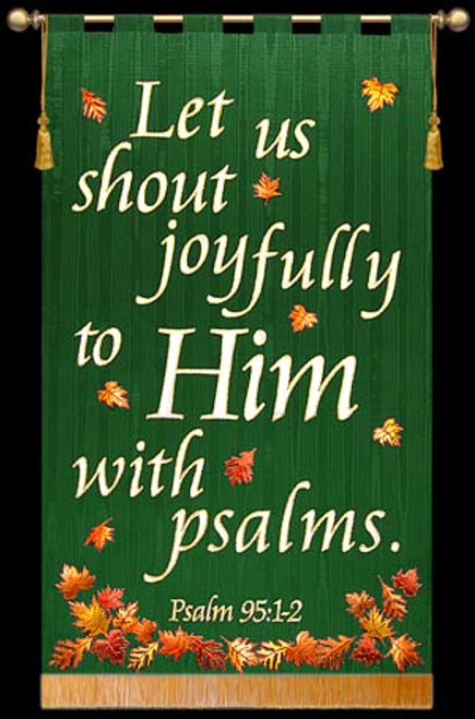 Green Thanksgiving Banner for Church Green Thanksgiving Banner for Church