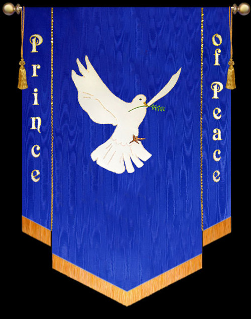 Royal Blue Church worship Banner