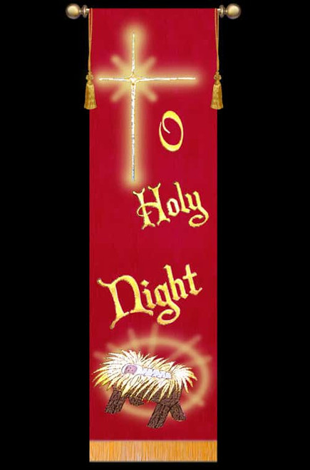 Red Background Christmas Banner