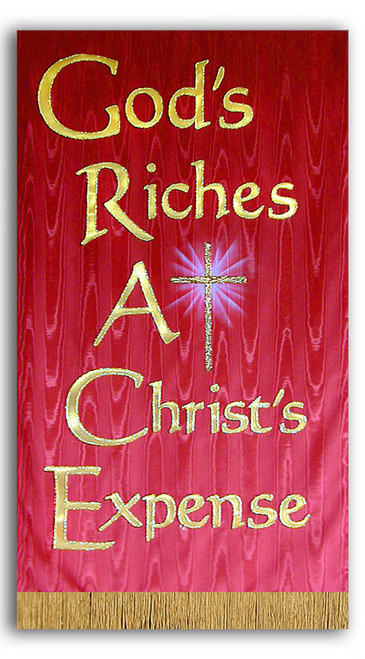 GRACE God's Riches At Christ's Expense Praise Banner