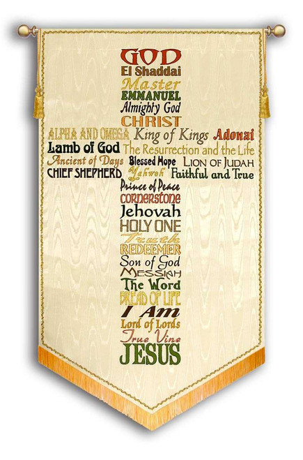 31 Names of God Church Banner