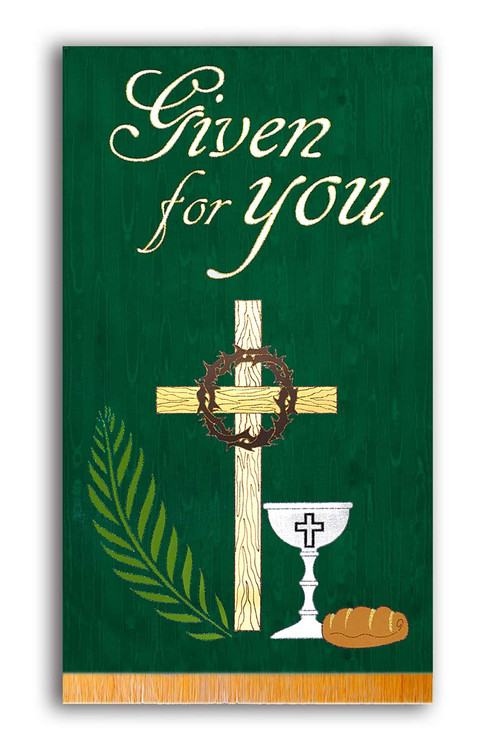 SALE BANNER Given for you Lenten Church Banner - 4' x 30"