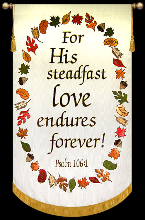 Colorful Thanksgiving Banner for church