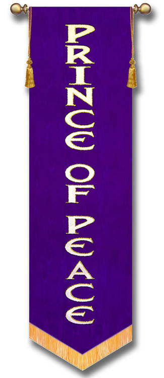 Purple Background Church Banner